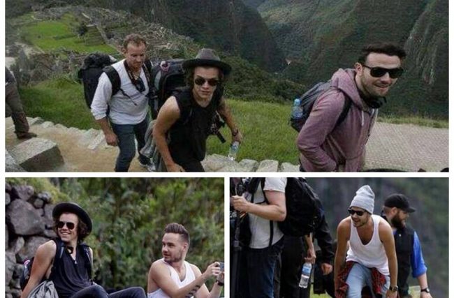 One Direction visitou Machu Picchu
